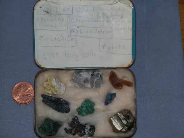 My first minerals, 5-20-59.jpg