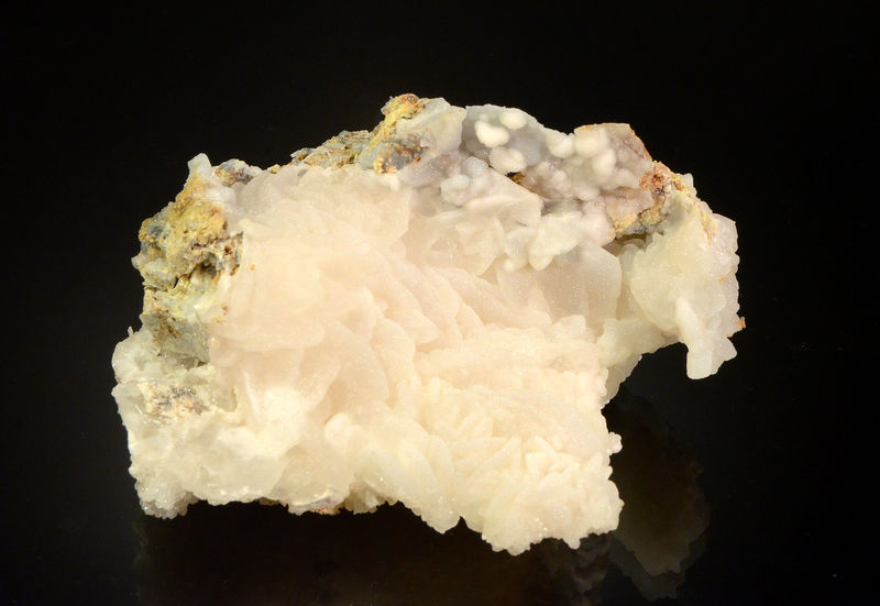 3041 Quartz on Calcite - Snowcaps Mine, Inyo Mts., Inyo Co., California.jpg