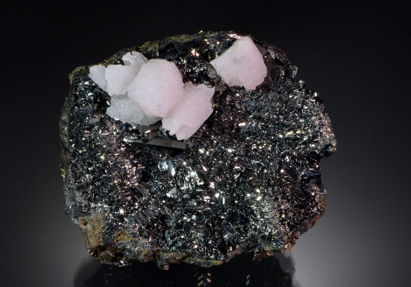 3138 Calcite and Tetrahedrite - Pachapaqui District, Bolognesi Prov., Ancash Dept. Peru.jpg