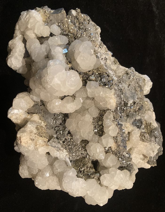 727. Calcite, Arsenopyrite, Sphalerite, Pyrite, Trep&#269;a complex, Trep&#269;a valley, Mitrovica, Mitrovica District, Kosov.JPG