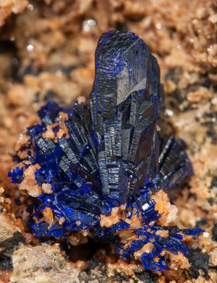 Azurite with Dolomite - Schmitt dolomite Quarry_Hessen_Germany.jpg