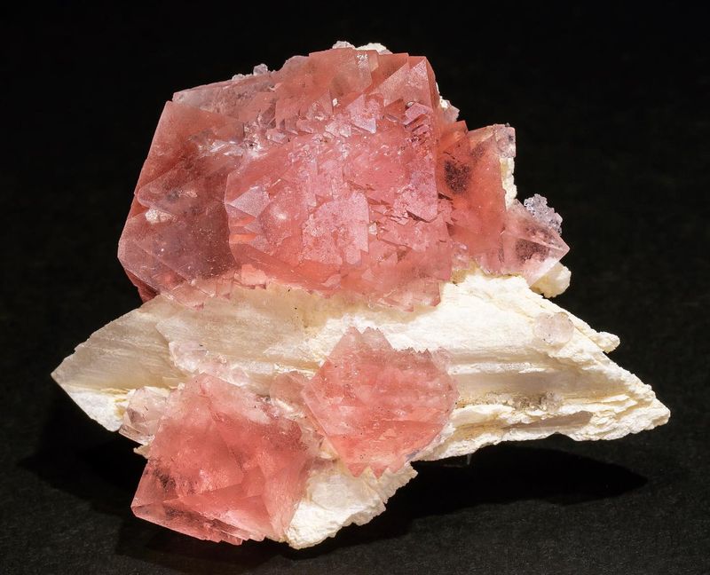 Octahedral Fluorite on Albite - Aiguille Verte_Auvergne-Rhne-Alpes_France.jpg