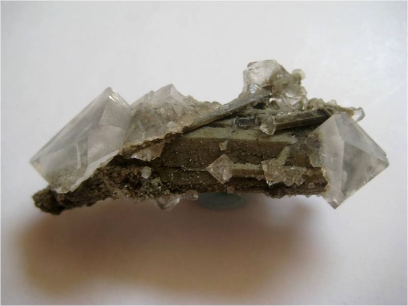 Quartz green double scepter, Nikolaevskiy Mine, Dalnegorsk, Russia.jpg