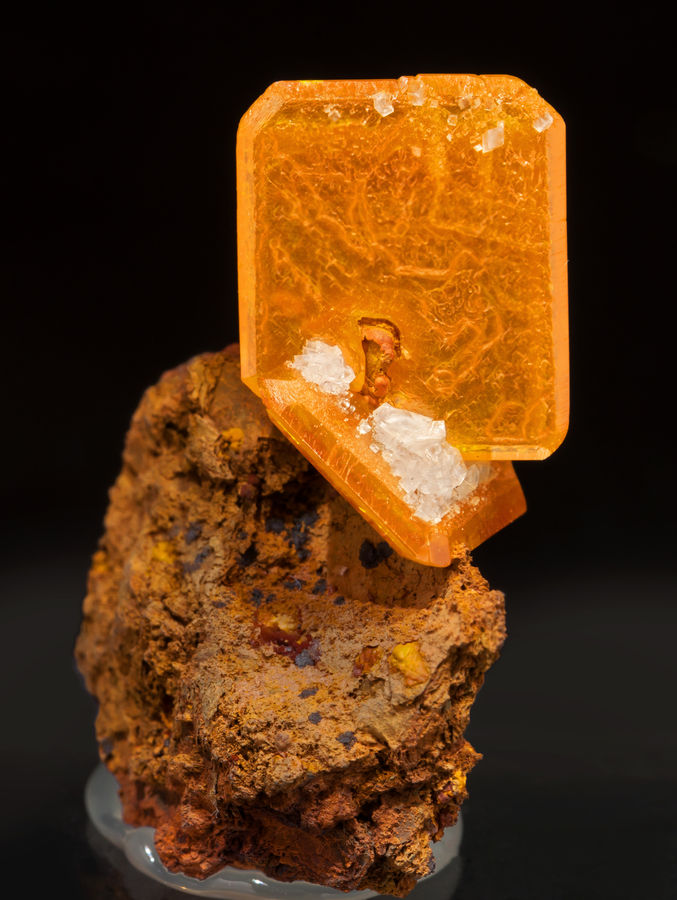 Wulfenite with Calcite - Los Lamentos_Chihuahua_Mexico.jpg