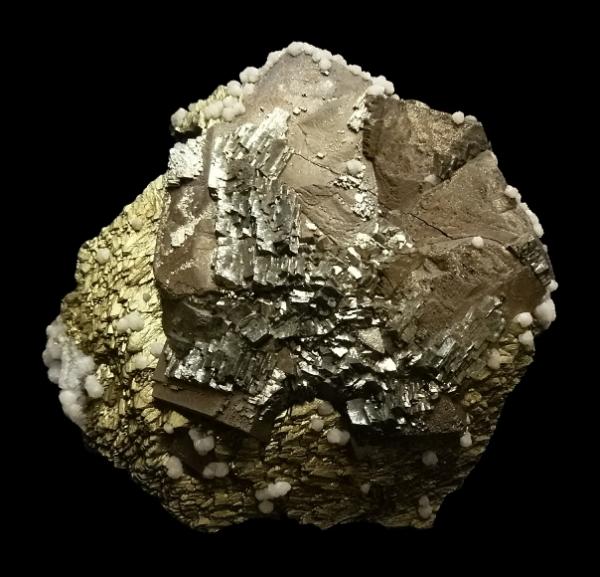 Arsénopyrite sur pyrite  panasqueira 10cm.JPG