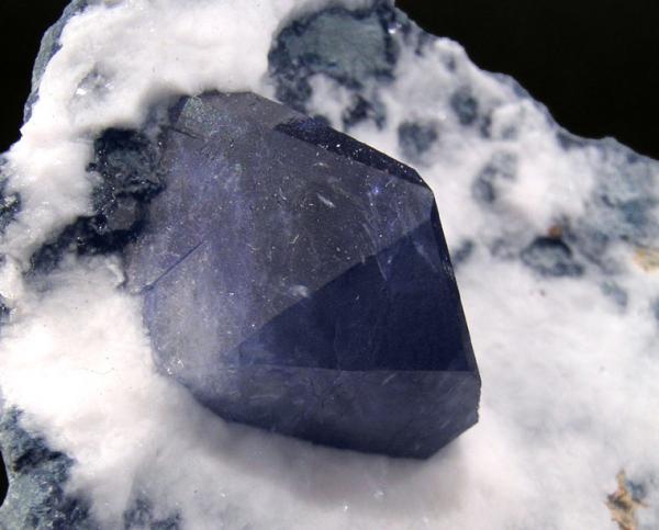 Benitoite - Benitoite Gem Mine San Benito County California USA - left.jpg