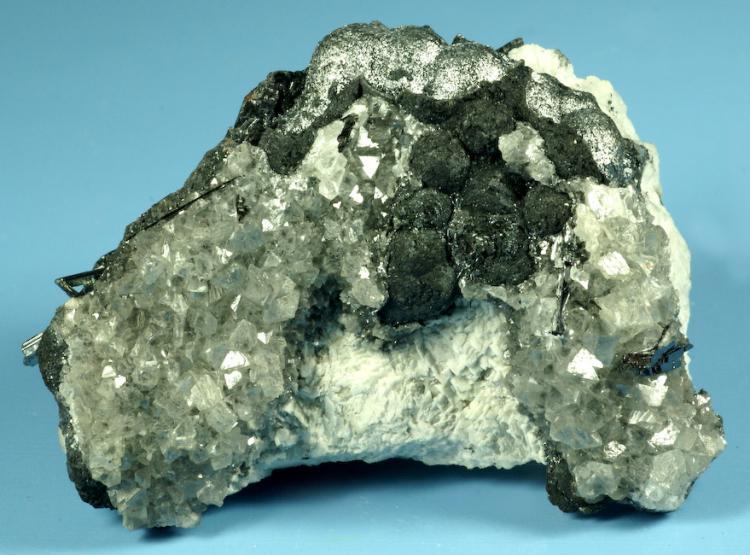 Bill Pinch Collection - Senarmontite on Paakkonenite - Caiwa Mine_Danfeng County_Shaanxi_China.jpg