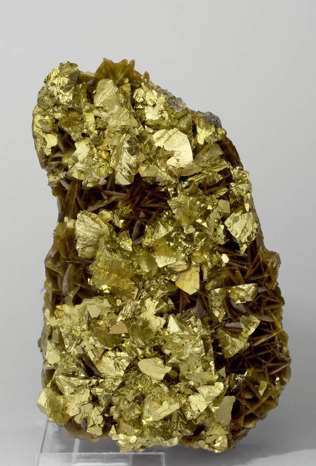 Chalcopyrite with Siderite - Hezhang County_Bijie Prefecture_Guangxi_China.jpg