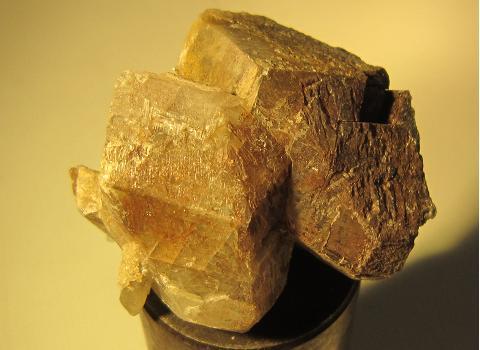 Duplex and big Calcite.JPG