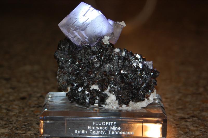 Elmwood Fluorite on Sphalerite.JPG