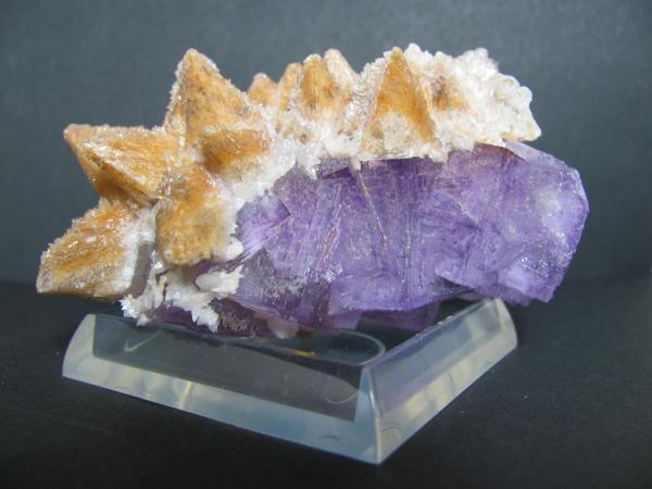 Fluorite & Calcite, Hunan Prov China2.JPG