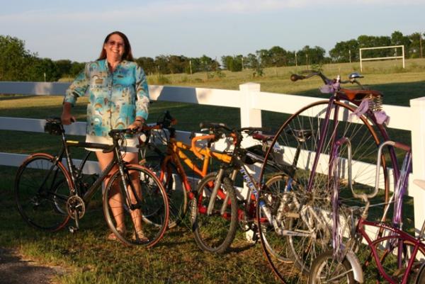 Gail Spann and a few bikes.jpg