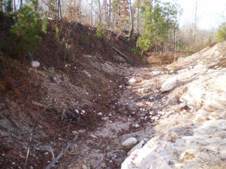 Hogg mine pegmatite-path to peg.JPG