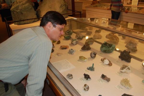 Jim viewing minerals small.JPG