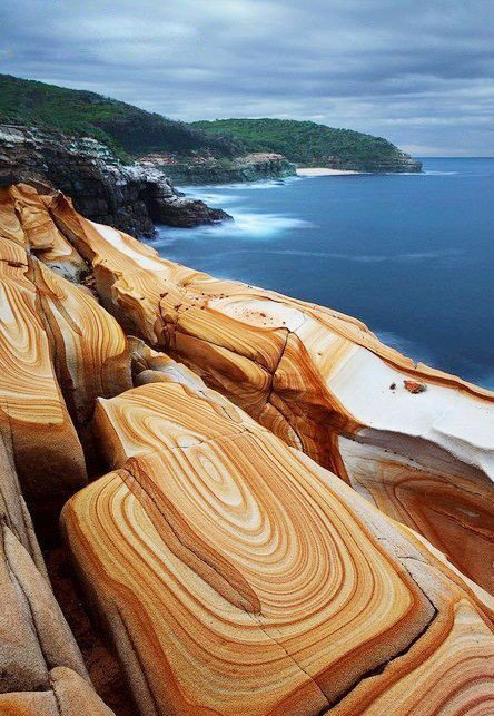 Liesegang Rings at Bouddi National Park New South Wales Australia.jpg