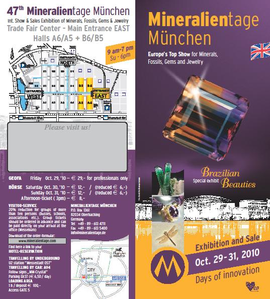 Munich 2010 - Mineralientage 2010 program 1.jpg