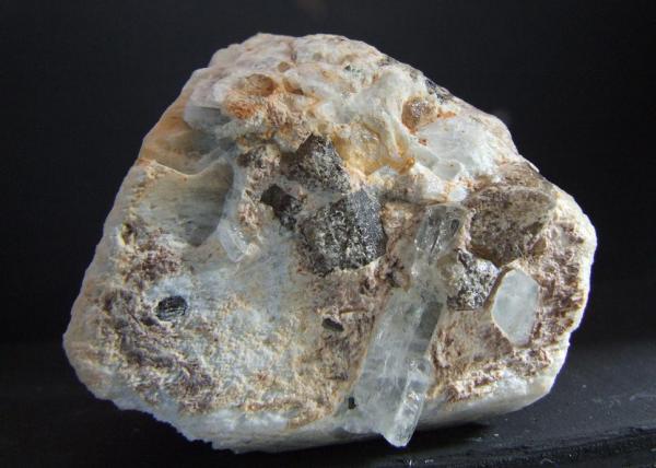 PHENAKITE SMOKY QUARTZ ON MATRIX.JPG