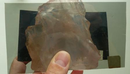 Rose quartz under crossed polars.jpg
