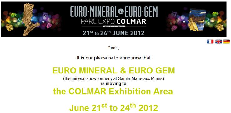 Sainte Marie Minerals Show 2012 move to Colmar 1.jpg