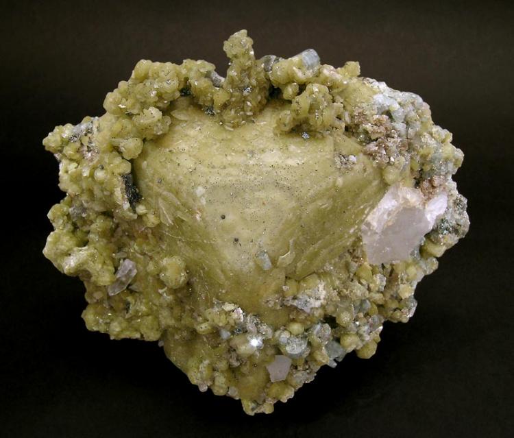 Siderite  with Fluorapatite - Panasqueira Mines_Portugal.jpg