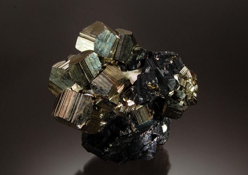 2647 Pyrite and sphalerite - Pachapaqui Mine, Ancash Dept., Peru.jpg