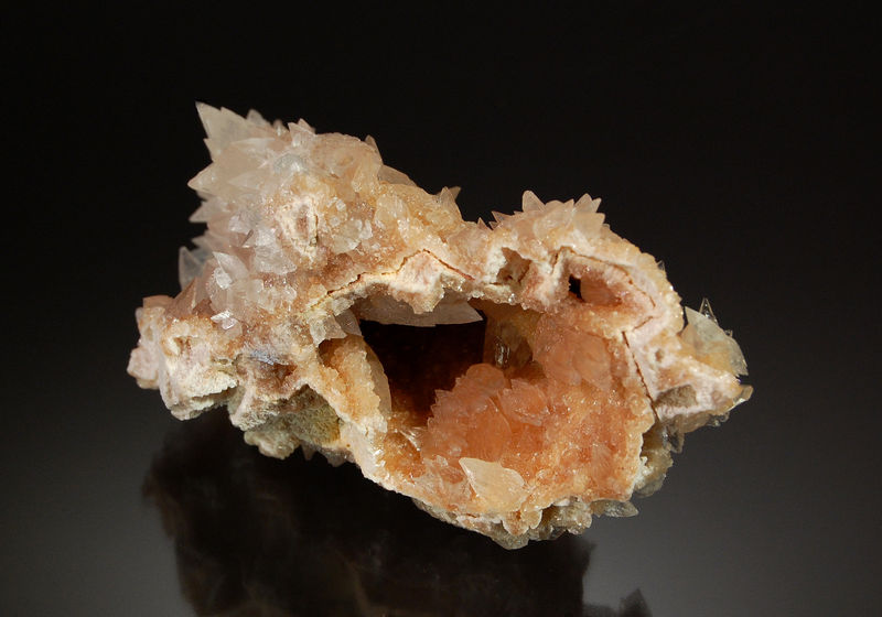 2665 Dolomite ps. calcite (base) - Boldut Mine, Maramures, Romania.jpg