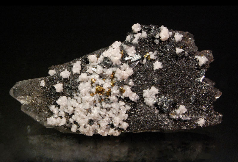 2964 Jamesonite on Quartz - Yaogangxian Mine, Hunan Prov., China.jpg