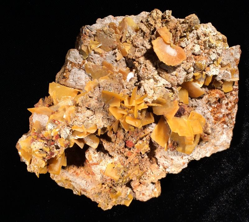 649. Wulfenite, Oujda, Morocco.JPG