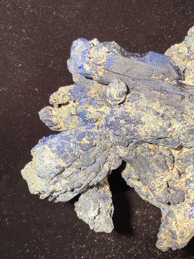 676. Azurite, Tsumeb Mine, Tsumeb, Oshikoto Region Namibia (3).JPG