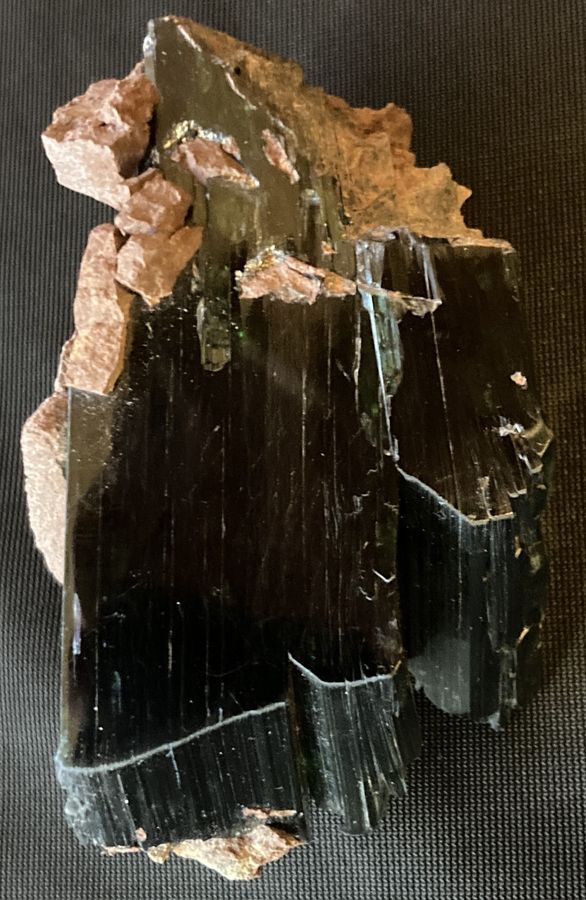 711. Vivianite, Colavi Mine, Colavi subdistrict, Machacamarca mining district (Colavi mining district), Cornelio Saavedra Province, Potosí, Bolivia (10).JPG