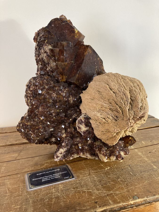Barite, Fluorite, Wolsendorf Mining District, Germany.JPG