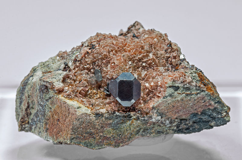 Cuprite with Calcite - Mashamba West Mine_Katanga_Congo D.R.jpg