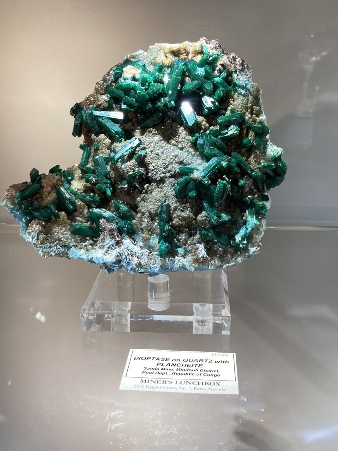 Dioptase, Plancheite, Quartz, Sanda Mine, Mindouli District, DRC.JPG
