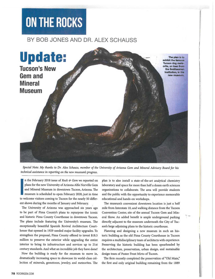 January 2019 article in Rock  Gem magazine on the Alfie Norville University of Arizona Gem and Mineral Museum-2.jpg
