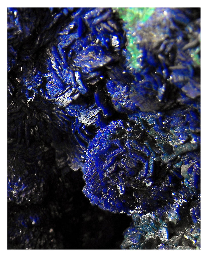 Liufengshan Azurite - Closeup - azurite side 1.jpg