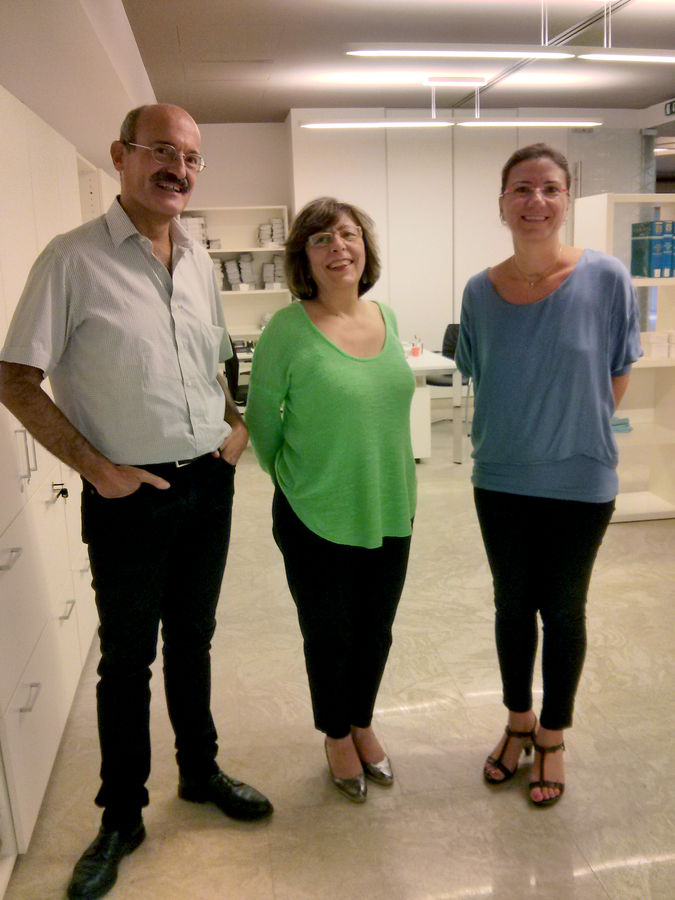 MIM Museum Beirut Lebanon - Salim Edde with Suzy Hakimian and Carole Atallah.jpg