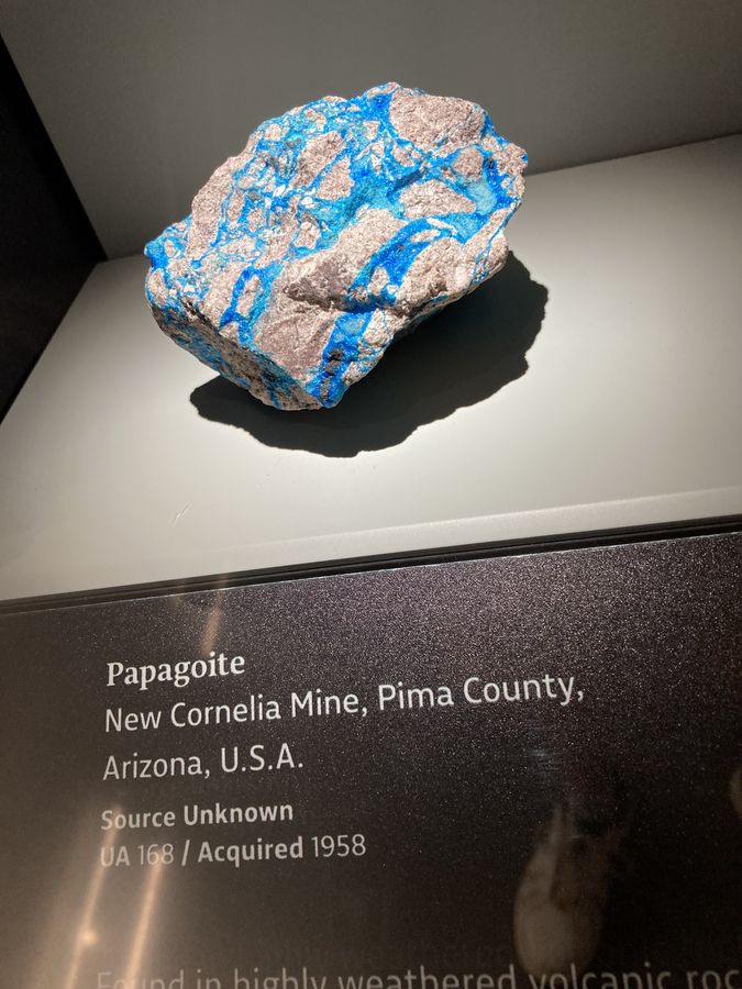 Papagoite, New Cornelia Mine, Pima Co, Arizona, USA.JPG