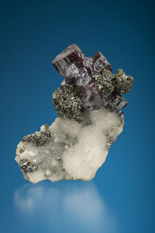 Pyrargyrite with Pyrite - San Jose Mine_Oaxaca_Mexico.jpg