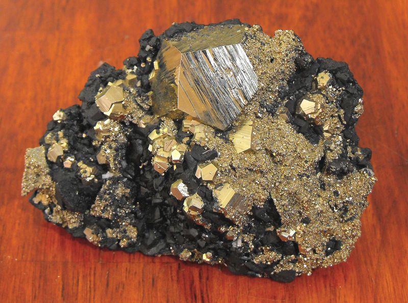 Pyrite with Tetrahedrite 1.jpg