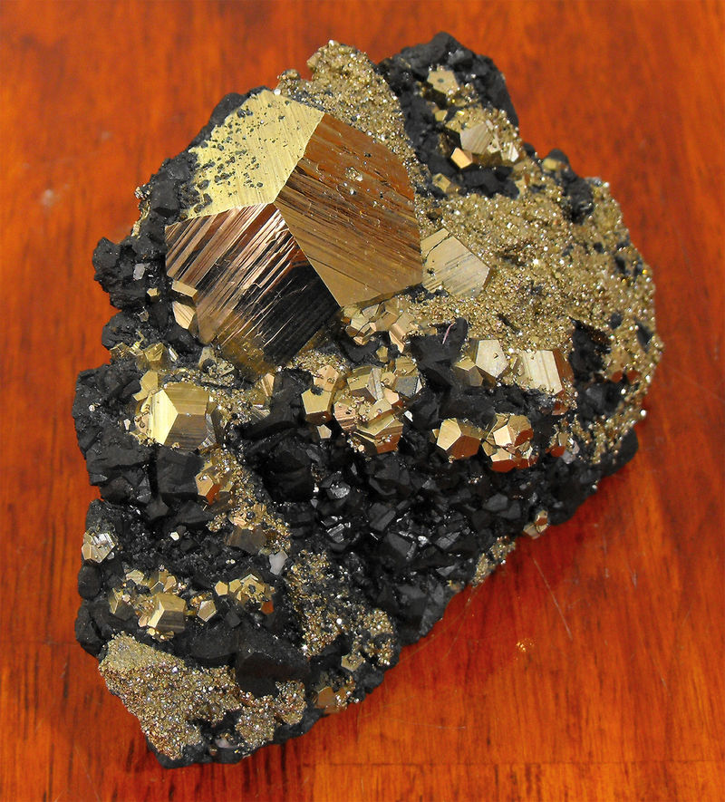 Pyrite with Tetrahedrite 2.jpg