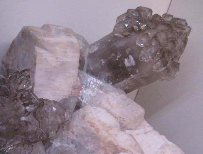 Quartz scepter cathedral crystals, Nuristan, Afghanistan.jpg