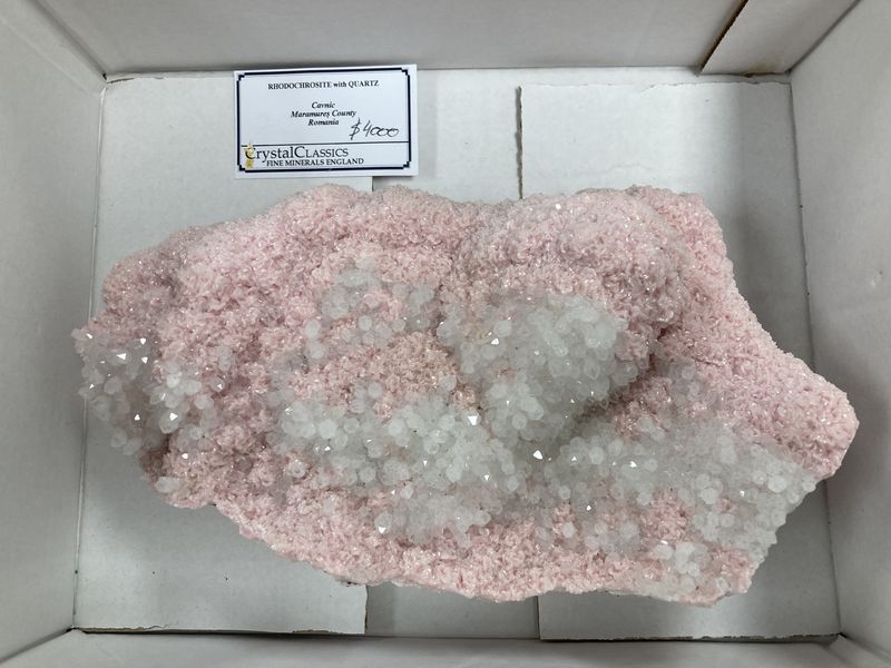 Rhodochrosite, Quartz, Cavnic, Romania.JPG