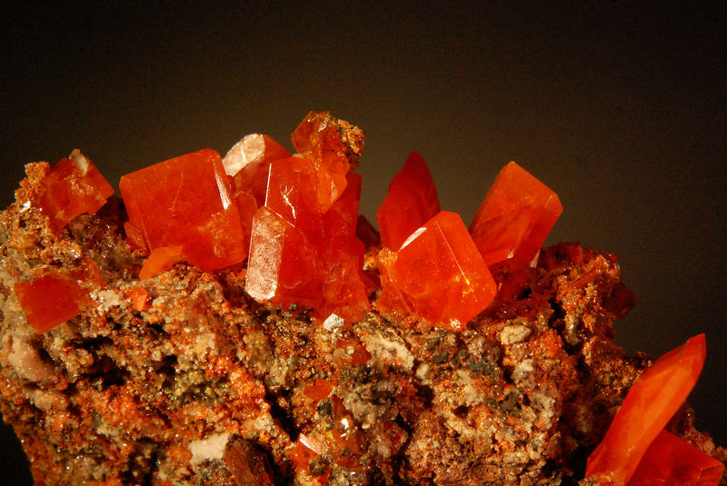 Wulfenite - Red Cloud Mine, L paz County, Arizona.jpg