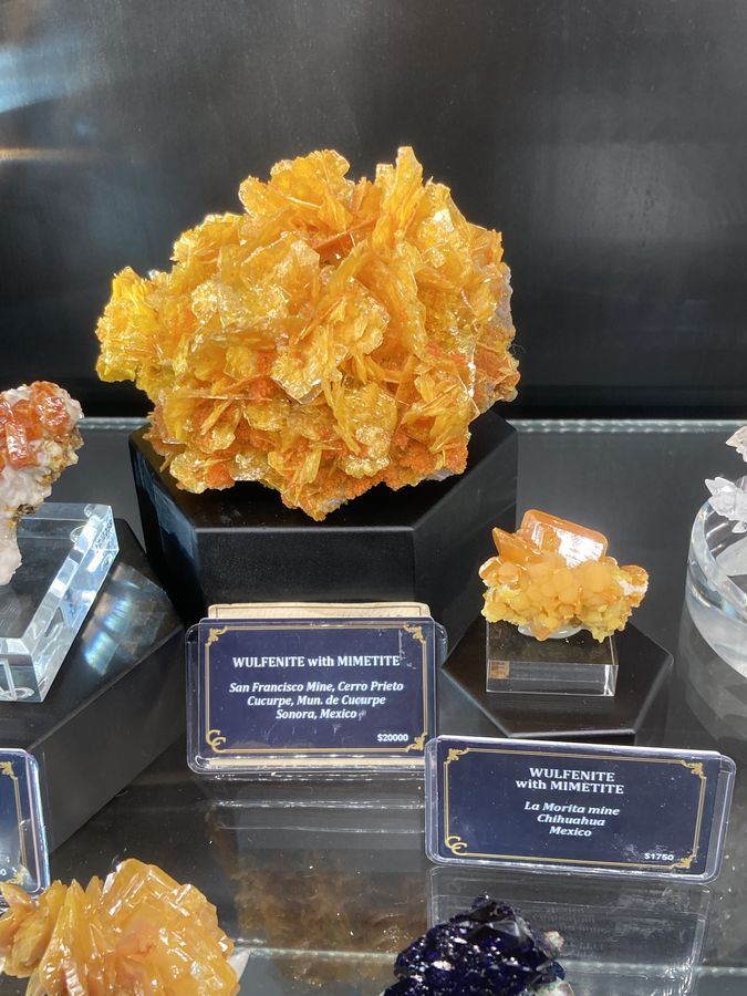 Wulfenite, Mimetite, San Francisco Mine, Cerro Prieto, Cucurpe, Mun de Cucurpe, Sonora, Mexico.JPG