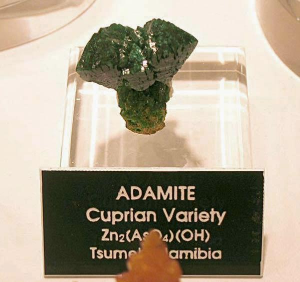 Tucson 2009 - Fine cuprian Adamite.jpg