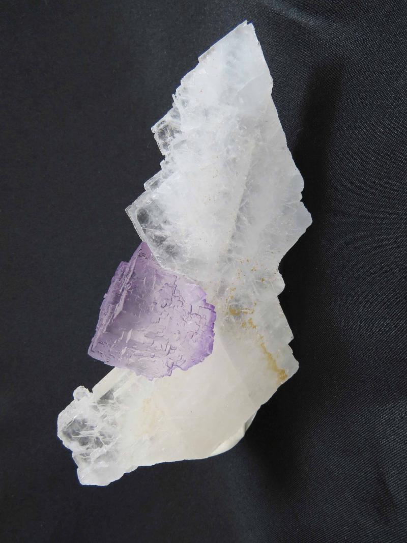 Tule fluorite on celestine spear web.jpg